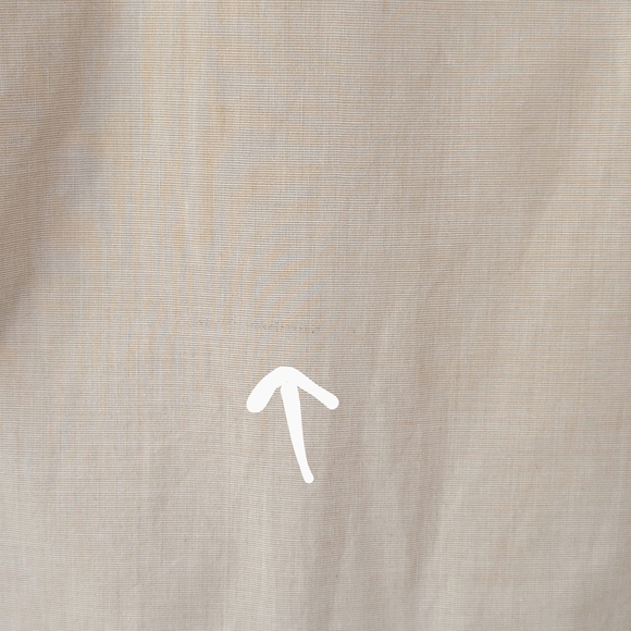 Christian Dior Men's Vintage Beigey-yellow Dress Shirt ~ Size 15 / 32-33 - Picture 9 of 9